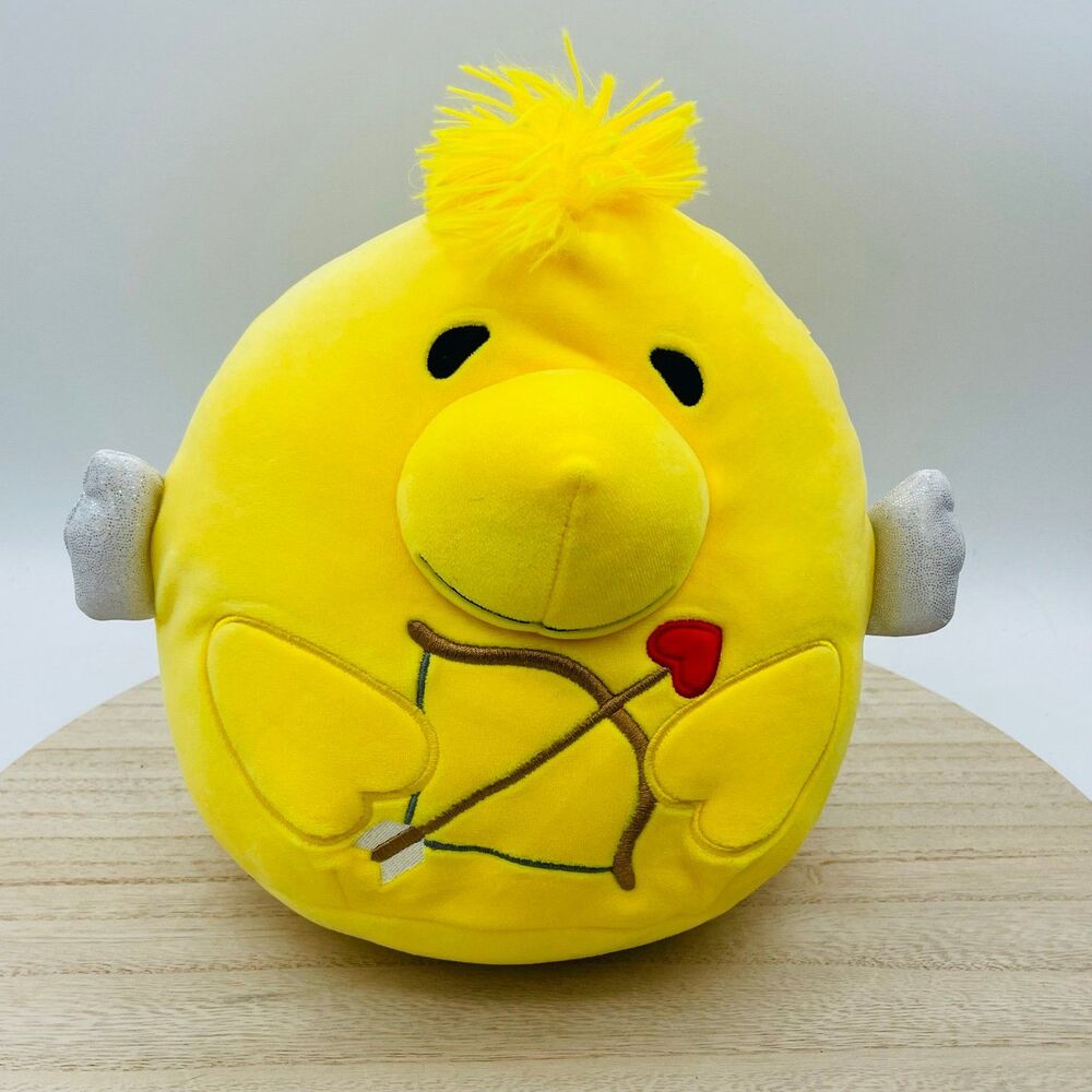 Plush Woodstock w. Cupid Arrow 8" Squishmallow Peanuts Snoopy Stuffed Toy